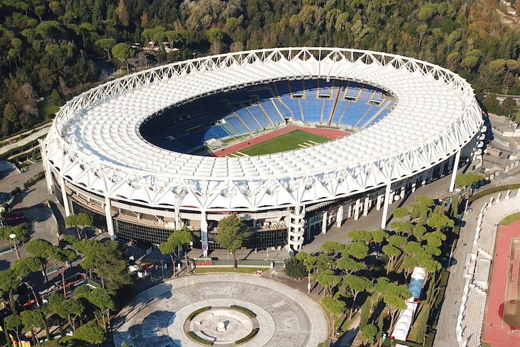 Lo Stadio Olimpico a Roma