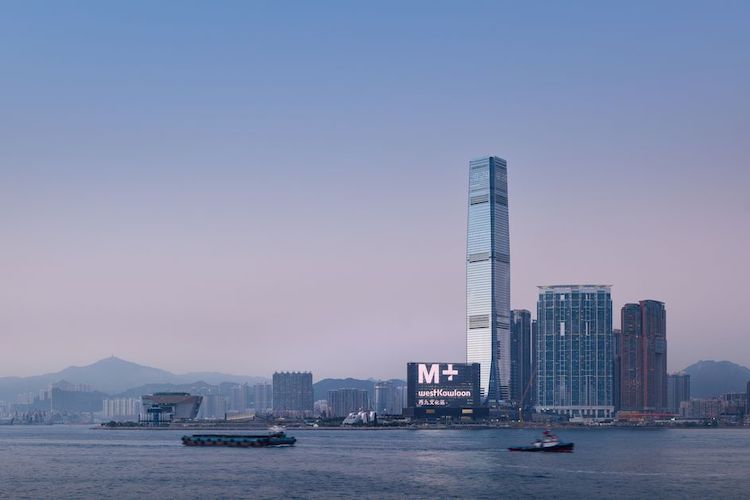 Il grattacielo M+ a Hong Kong