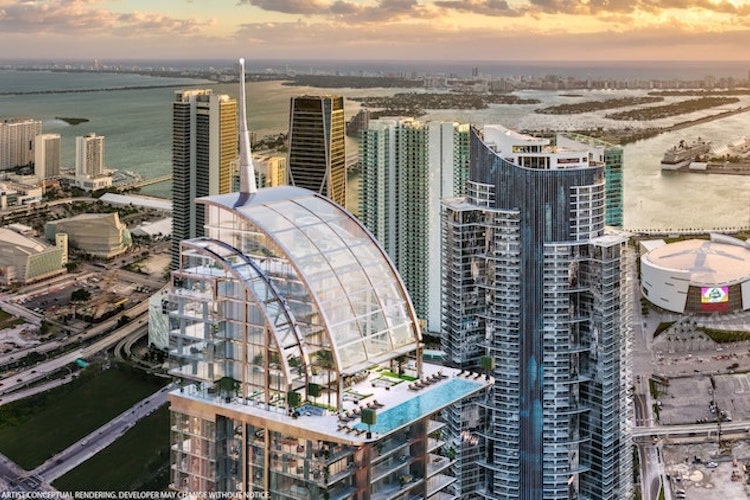 La Legacy Tower del Miami Worldcenter, primo grattacielo “Covid-conscious