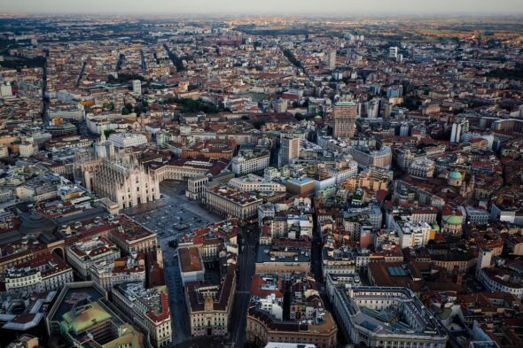 milano dall'alto