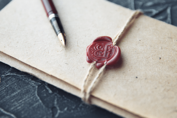 eredità: pergamena e penna