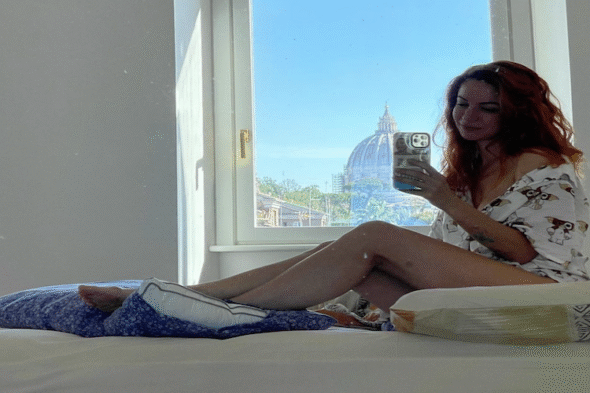 Dove vive Andrea Delogu?