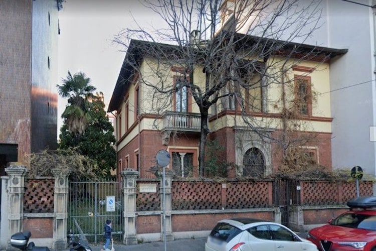 villa di via Comelico a Milano