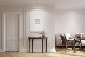 soggiorno con parquet