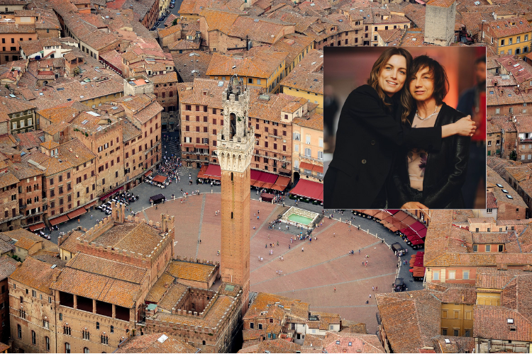 Siena + foto in miniatura di Gianna Nannini e Letizia Toni