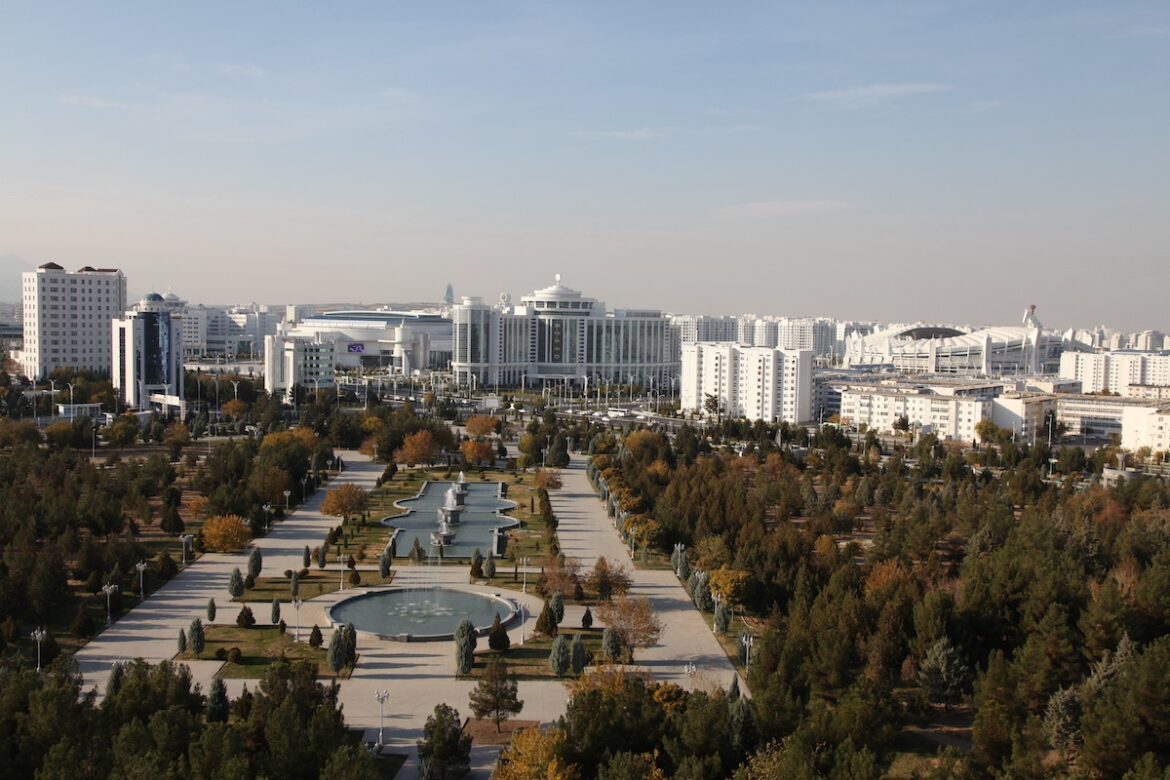 vista panoramica di Ashgabat