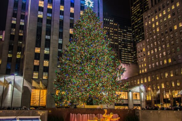 albero di Natale a Rockefeller