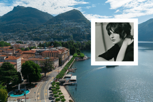 Lugano + foto in miniatura di Mina