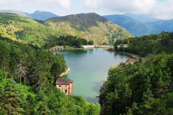 Lago di Giacopiane in Liguria