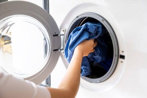 lenzuola nell'asciugatrice