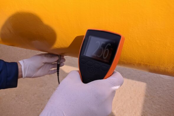 spessimetro per la vernice